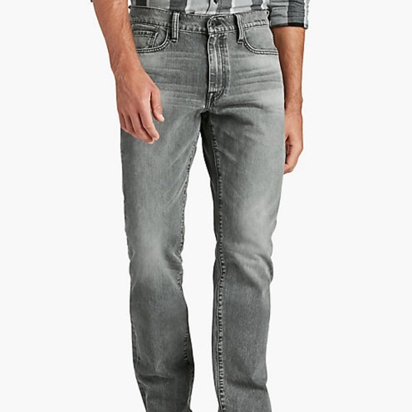 lucky brand 410 athletic fit grey